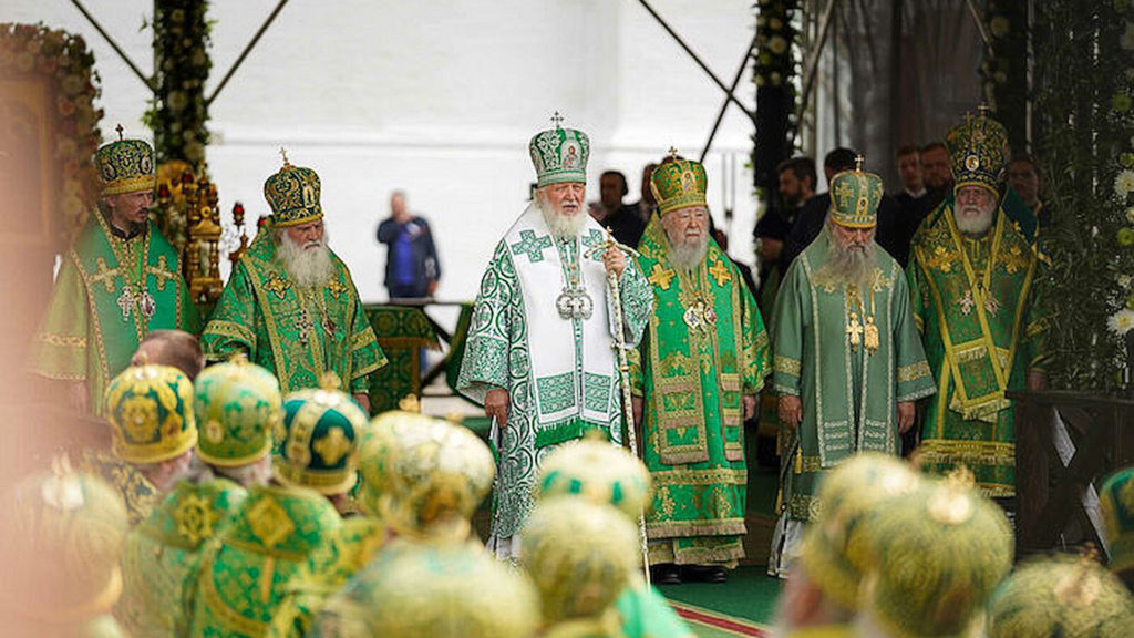 Патриаршая проповедь в праздник Пятидесятницы после Литургии в Троице-Сергиевой лавре
