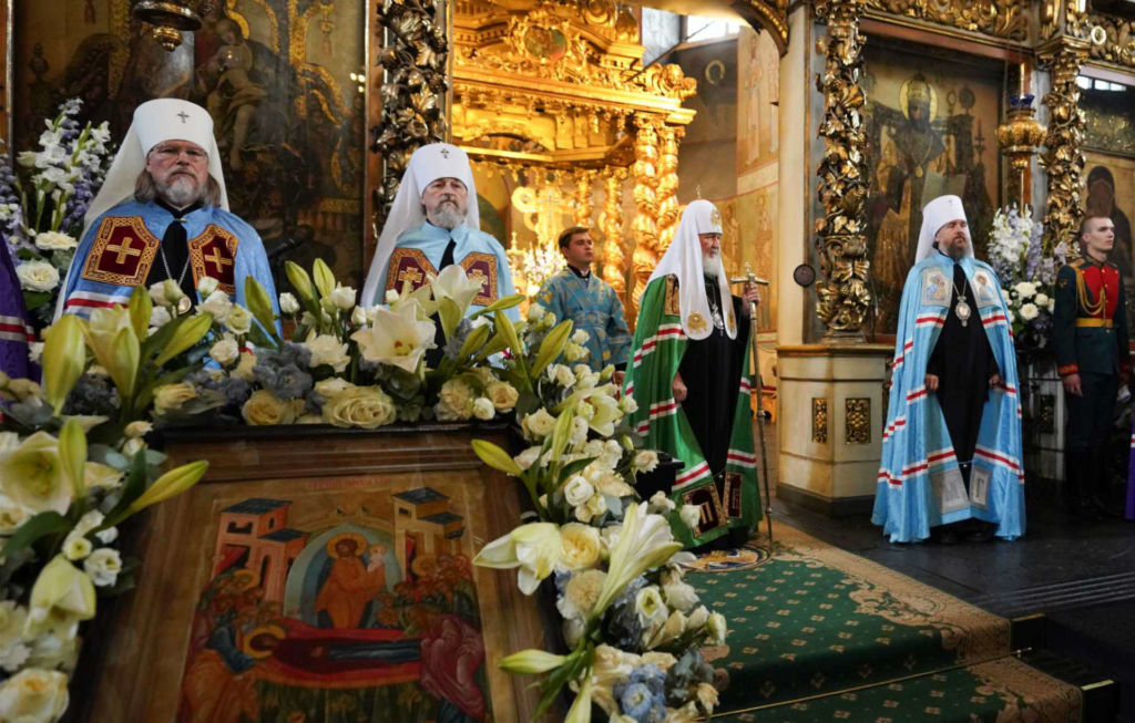 проповедь в праздник Донской иконы Божией Матери после Литургии в Донском ставропигиальном монастыре г. Москвы