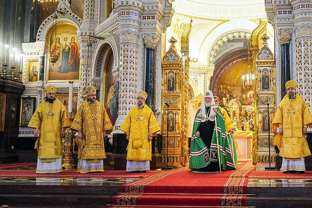 Патриаршая проповедь в Неделю 22-ю по Пятидесятнице после Литургии в Храме Христа Спасителя