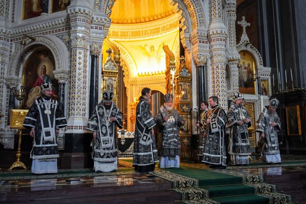 Проповедь Святейшего Патриарха Кирилла в Великую Среду после Литургии в Храме Христа Спасителя