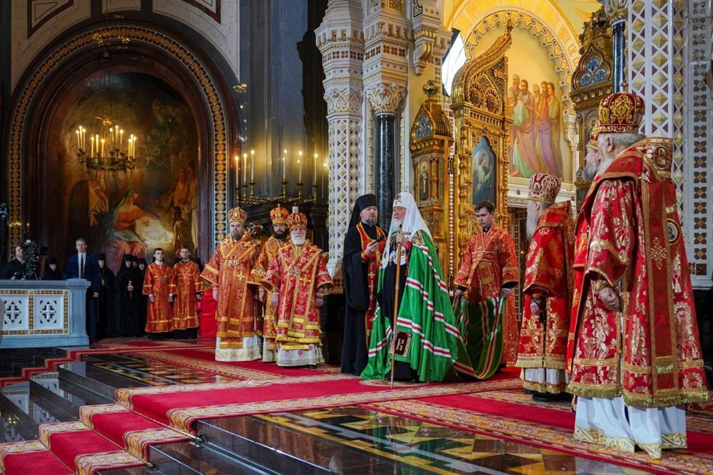 Патриаршее слово после Пасхальной великой вечерни в Храме Христа Спасителя