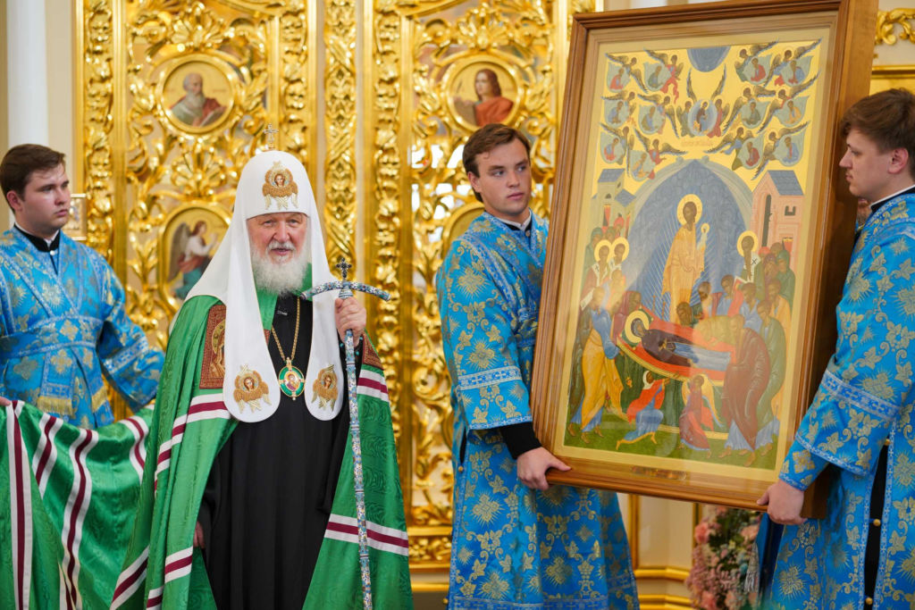 Патриаршая проповедь после Литургии в храме в честь Тульского образа святителя Николая в Казанском Богородицком монастыре