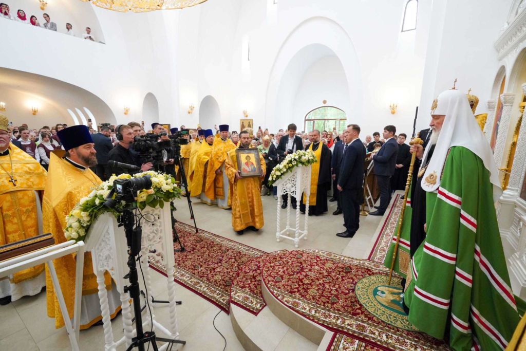 Патриаршая проповедь в праздник Крещения Руси после Литургии в Успенском соборе Московского Кремля