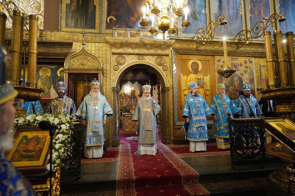 Патриаршая проповедь в праздник Успения Пресвятой Богородицы после Литургии в Успенском соборе Московского Кремля