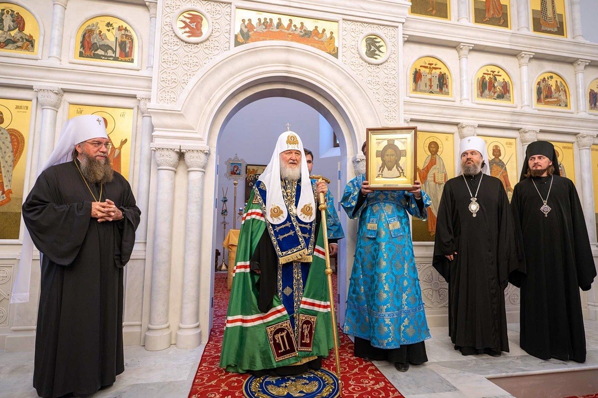 Слово Святейшего Патриарха Кирилла после освящения храма благоверного князя Александра Невского в Астрахани