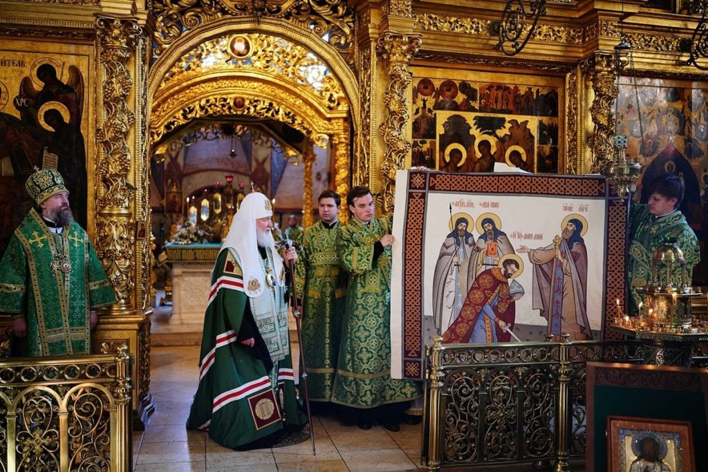 Патриаршая проповедь в день памяти преподобного Сергия Радонежского после Литургии в Троице-Сергиевой лавре