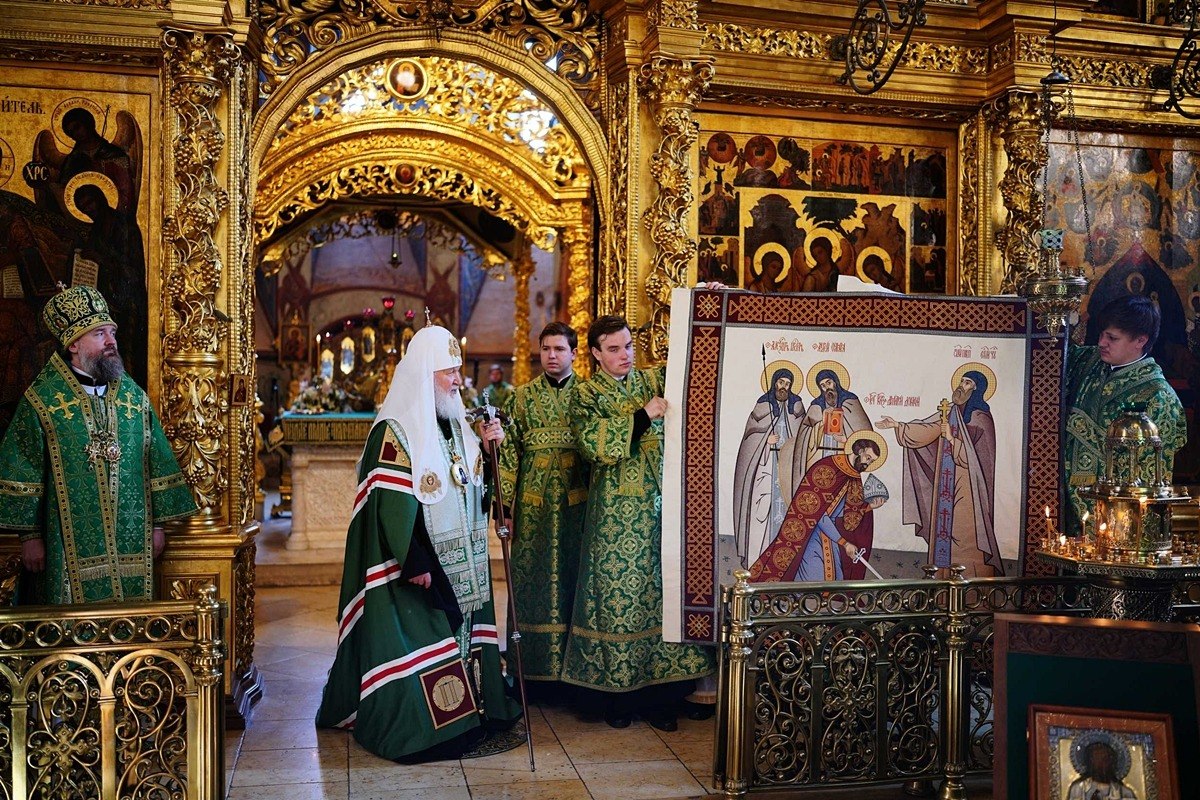 Патриаршая проповедь в день памяти преподобного Сергия Радонежского после Литургии в Троице-Сергиевой лавре